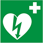 DefiSign Rettungszeichen E010 "AED"