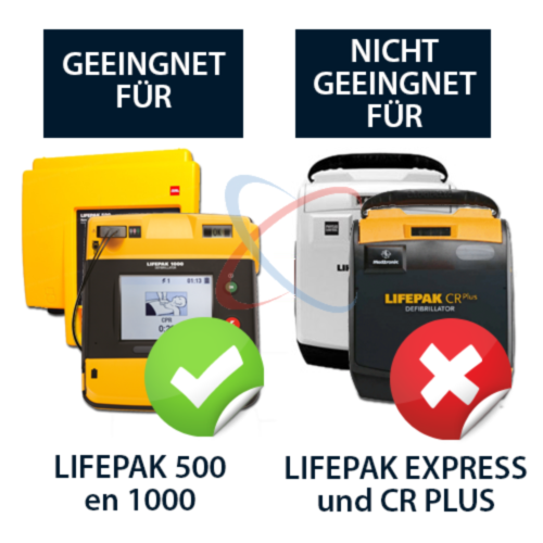 Physio-Control Lifepak Quik-Combo Elektroden - 8086