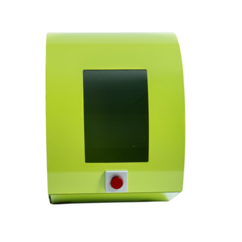 Sixcase SC1330 AED Außenkasten mit Druckknopf (Lemon Green)