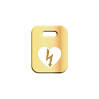 Defibrillator Wartung Gold