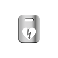 Defibrillator Wartung Silver